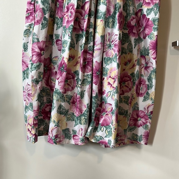 HOMEMADE | Floral Cottage Core Homemade Vintage Women's Dress - Picture 7 of 16